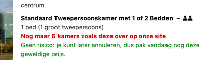 Wat is conversie optimalisatie? - Booking.com
